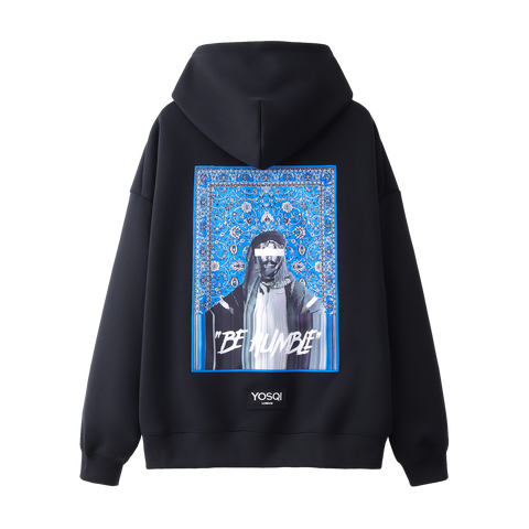 "Be Humble" Patch Oversized Hoodie