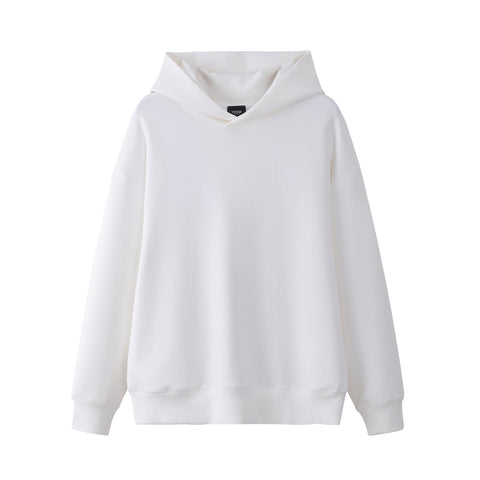 Embossed Metal Logo Hoodie