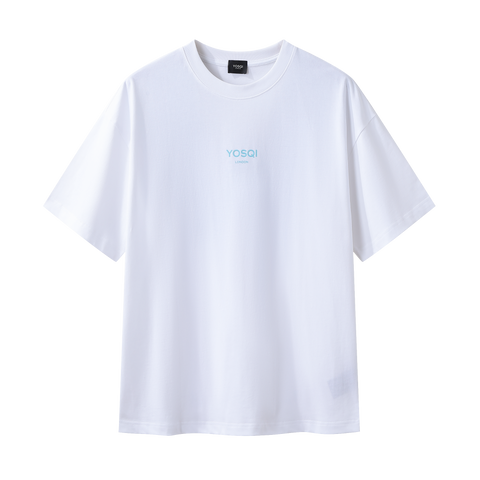 Mayfair Tee (Blue Rock Print)