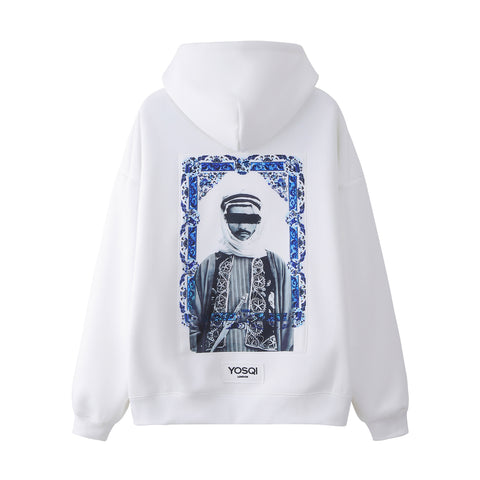 "Arabian Portrait " Patch Oversized Hoodie