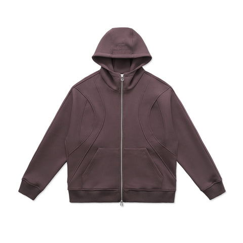 Slogan Zip Hoodie