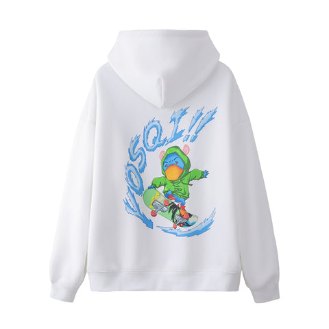Skating Mascot Oversized Hoodie