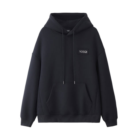 Metallic Embossed Patch Hoodie