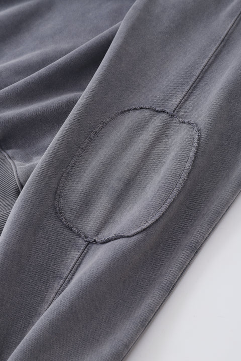 Leather Patch Sweater