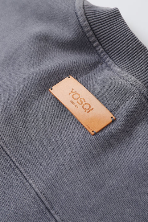 Leather Patch Sweater