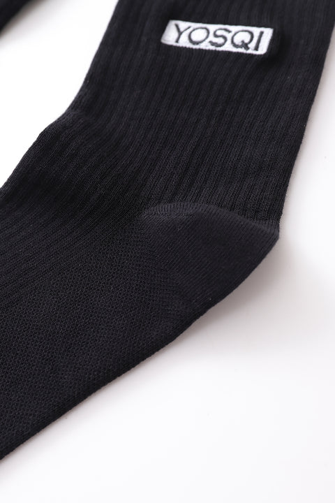 Yosqi X The Sneaker Critic Socks (Black) (3 Pack)