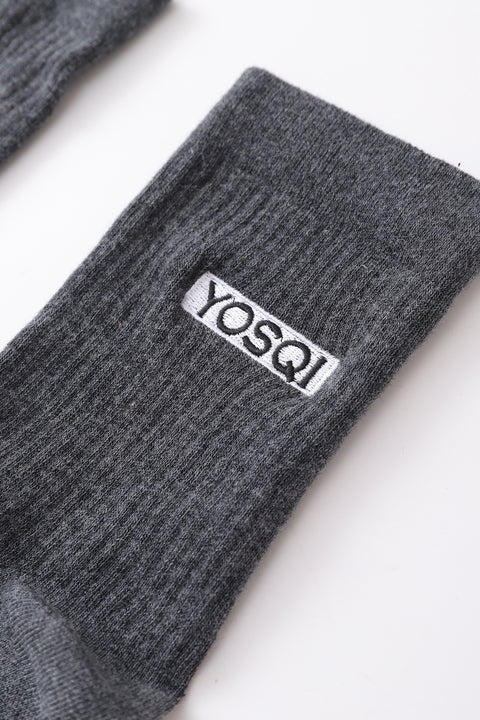 Yosqi X The Sneaker Critic Socks (Grey) (3 Pack)