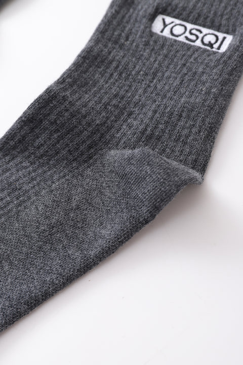 Yosqi X The Sneaker Critic Socks (Grey) (3 Pack)