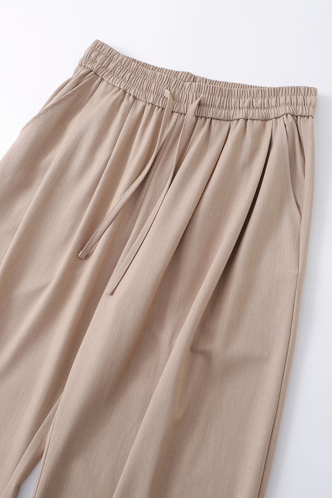 Wide Leg Script Logo Pants