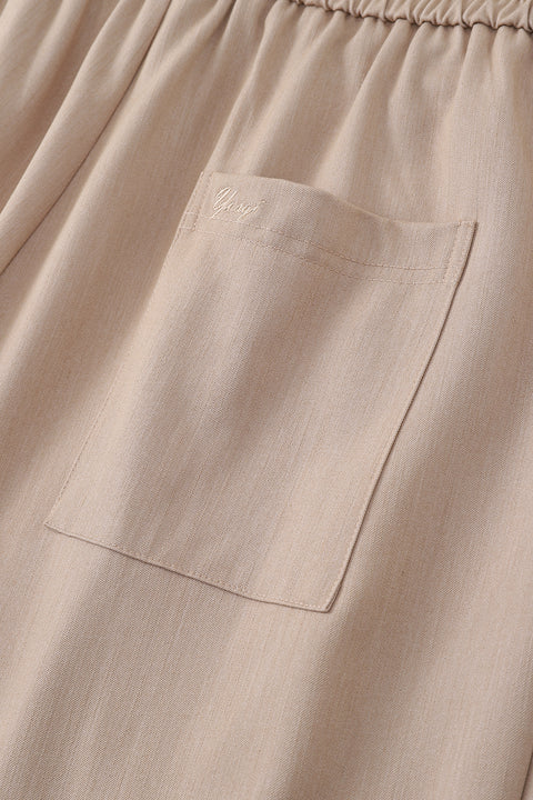 Wide Leg Script Logo Pants