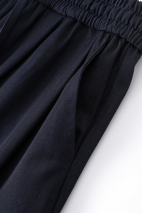 Wide Leg Script Logo Pants