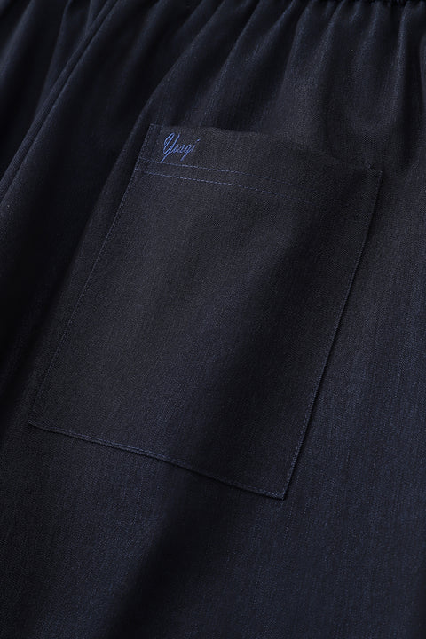 Wide Leg Script Logo Pants