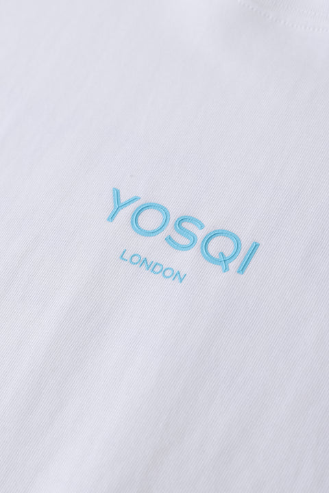 Mayfair Tee (Blue Rock Print)