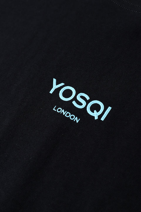 Mayfair Tee (Blue Rock Print)