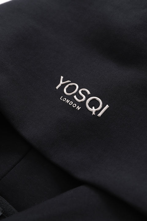 Embossed Metal Logo Hoodie