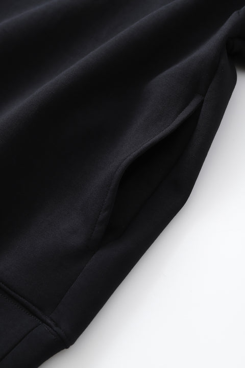 Embossed Metal Logo Hoodie