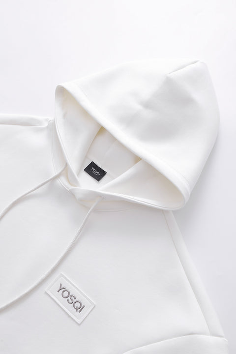 Metallic Embossed Patch Hoodie
