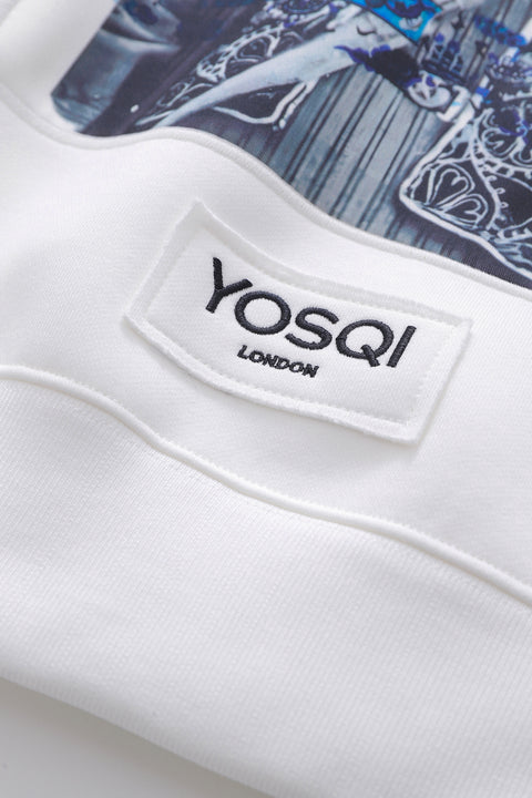 "Arabian Portrait " Patch Oversized Hoodie