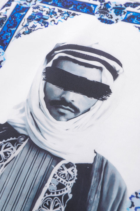 "Arabian Portrait " Patch Oversized Hoodie