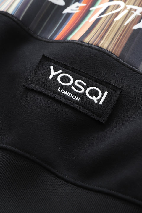 "Vibe Different" Patch Oversized Hoodie