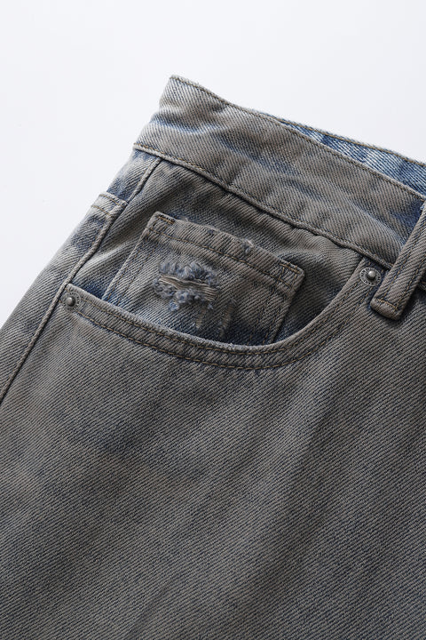 Dark grey Slash Denim Jeans