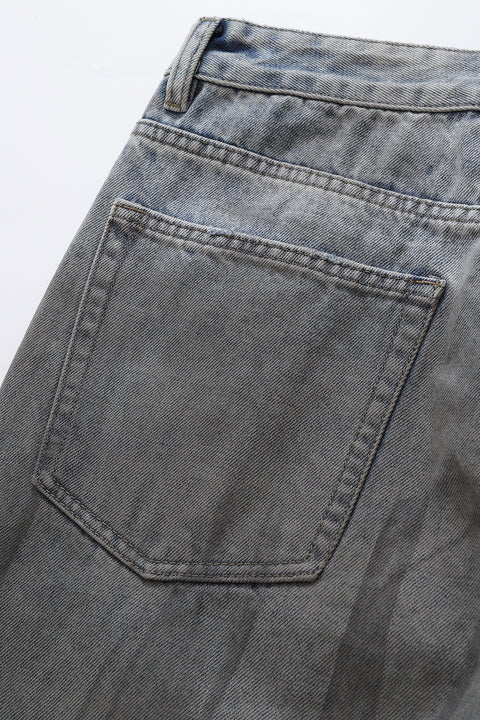 Dark grey Slash Denim Jeans