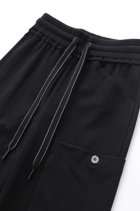 Contrast Stitch Cargo Joggers