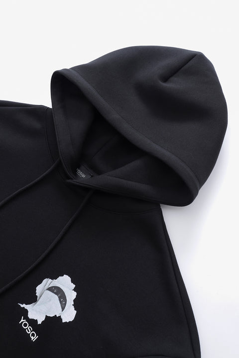 YOSQI Hidden Face Oversized Hoodie