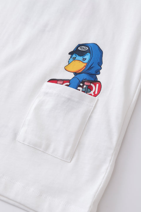 Kids Mascot Pocket Tee