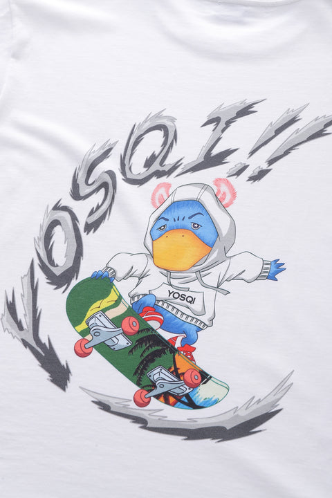 'Skating Mascot' Tee