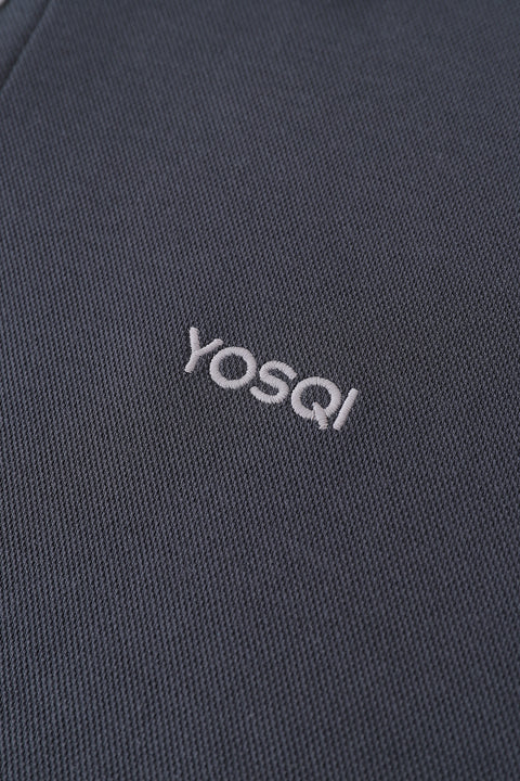 Knitted Collar Polo Tee
