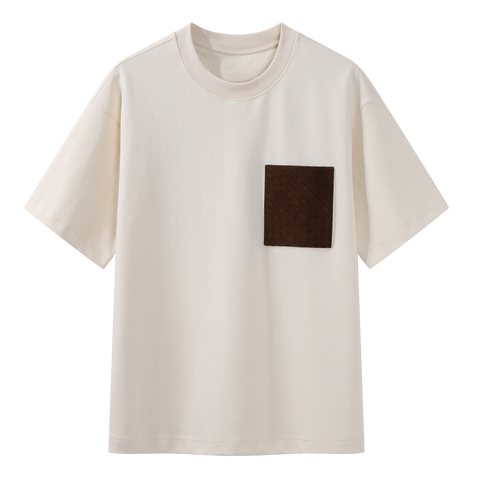 Woven Pocket Tee