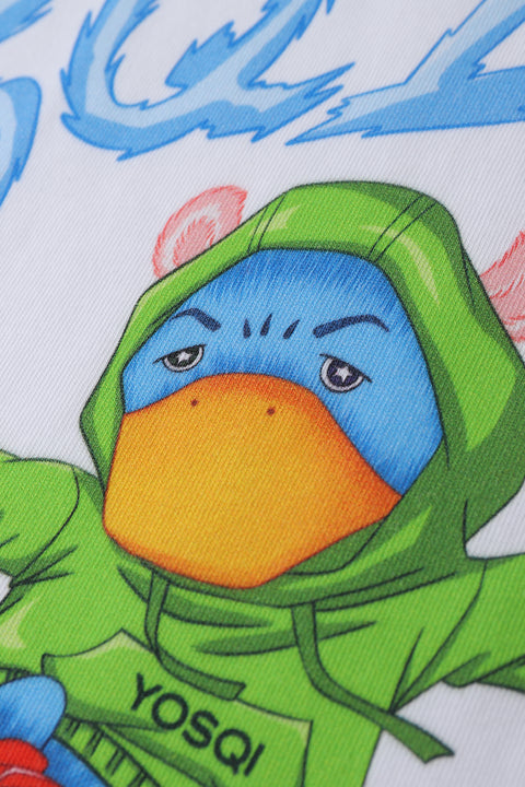 Kids Skating Mascot Tee