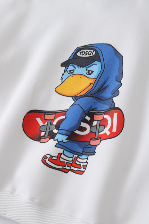 Kids Standing Mascot Hoodie