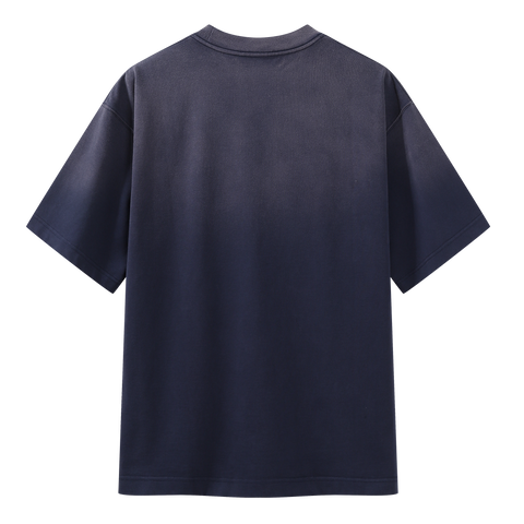 Blue London Script Tee