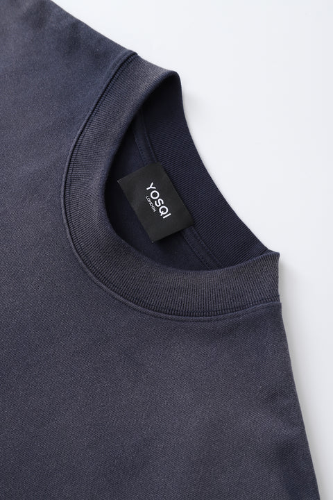 Blue London Script Tee