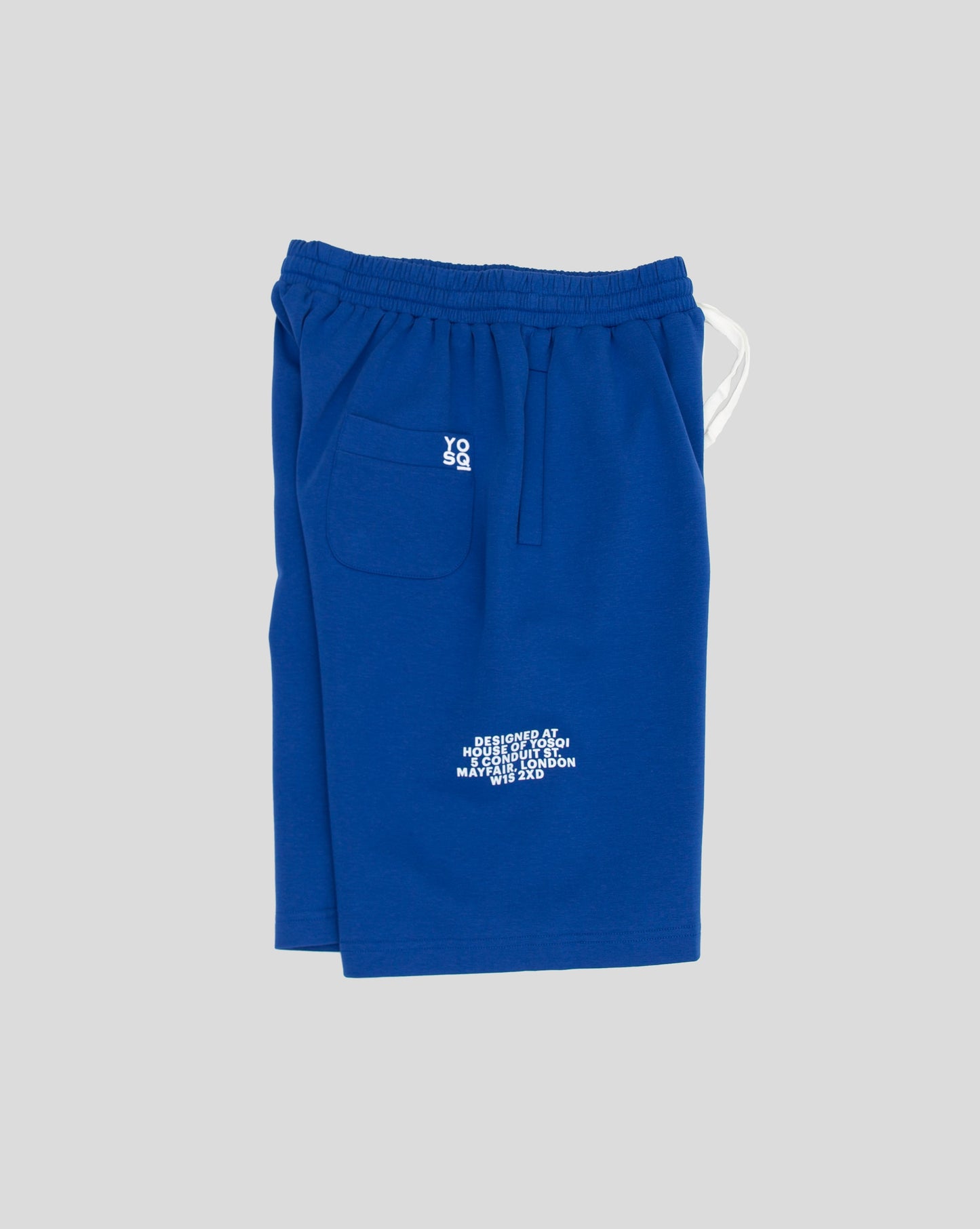 Embroidered YOSQI Shorts (Blue)