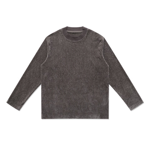 Velvet Sweater(Dark grey)