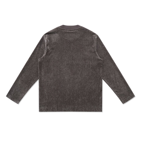 Velvet Sweater(Dark grey)