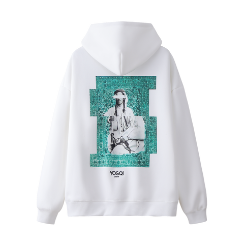 YOSQI Oversized  Hoodie- Arabian Art Collection Green