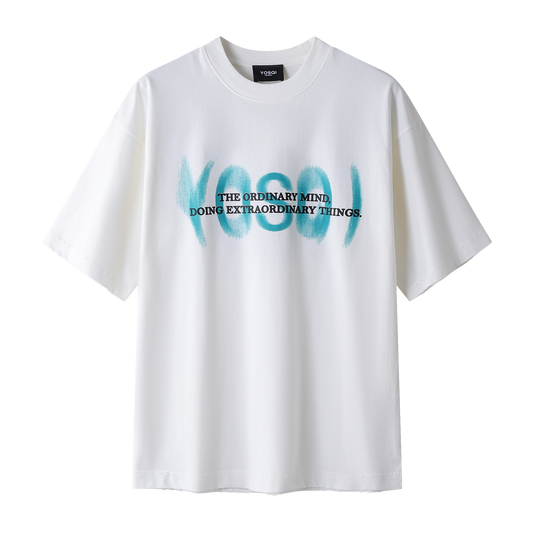 Yosqi 'Quote' Tee(White)