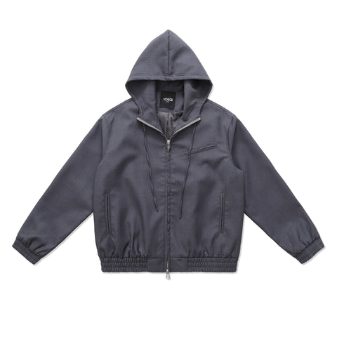 3 Pocket Hooded Zip Jacket