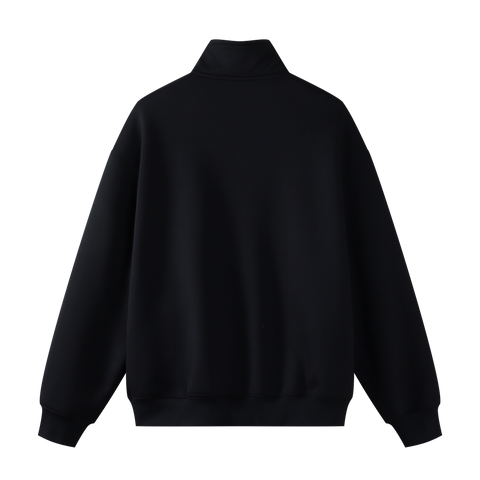 Contrast Collar Half-Zip