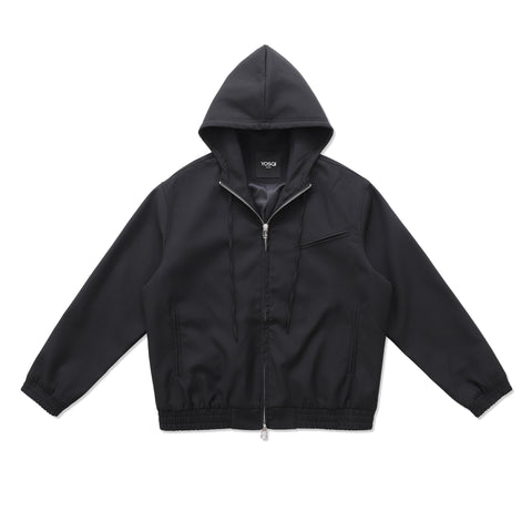 3 Pocket Hooded Zip Jacket