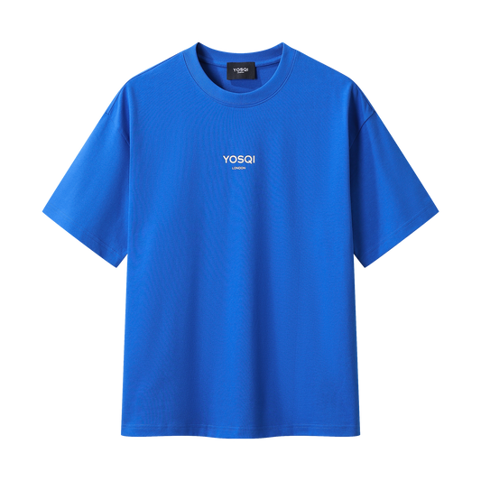 Mayfair Rock Print Tee - Royal Blue