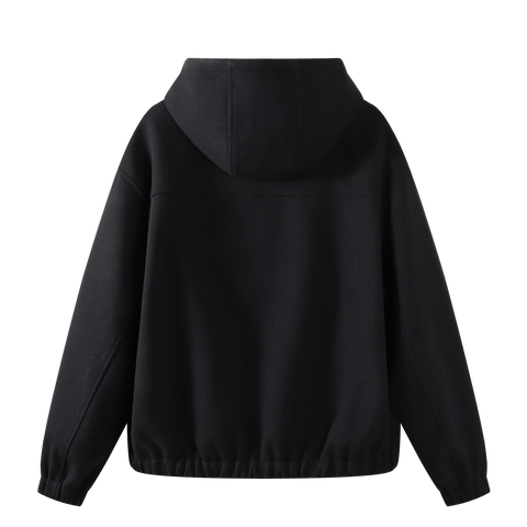 Wool Zip Hoodie