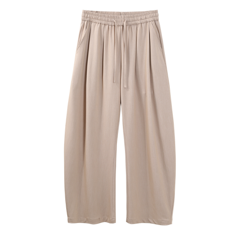 Wide Leg Script Logo Pants