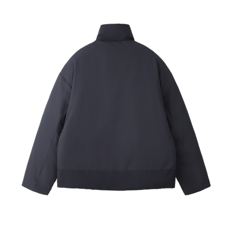 Sculpted High-Neck Puffer Jacket