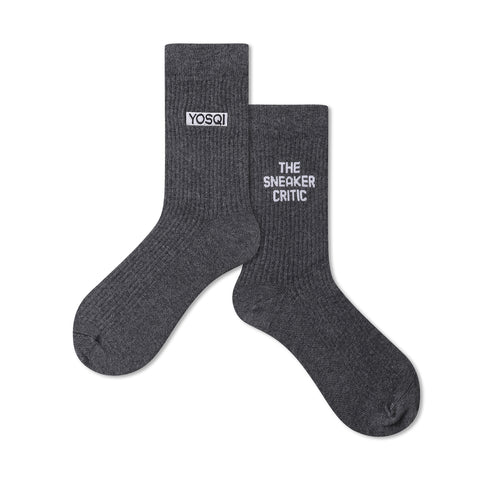 Yosqi X The Sneaker Critic Socks (Grey) (3 Pack)