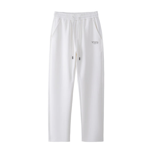 Yosqi Embossed Logo Pants(White)